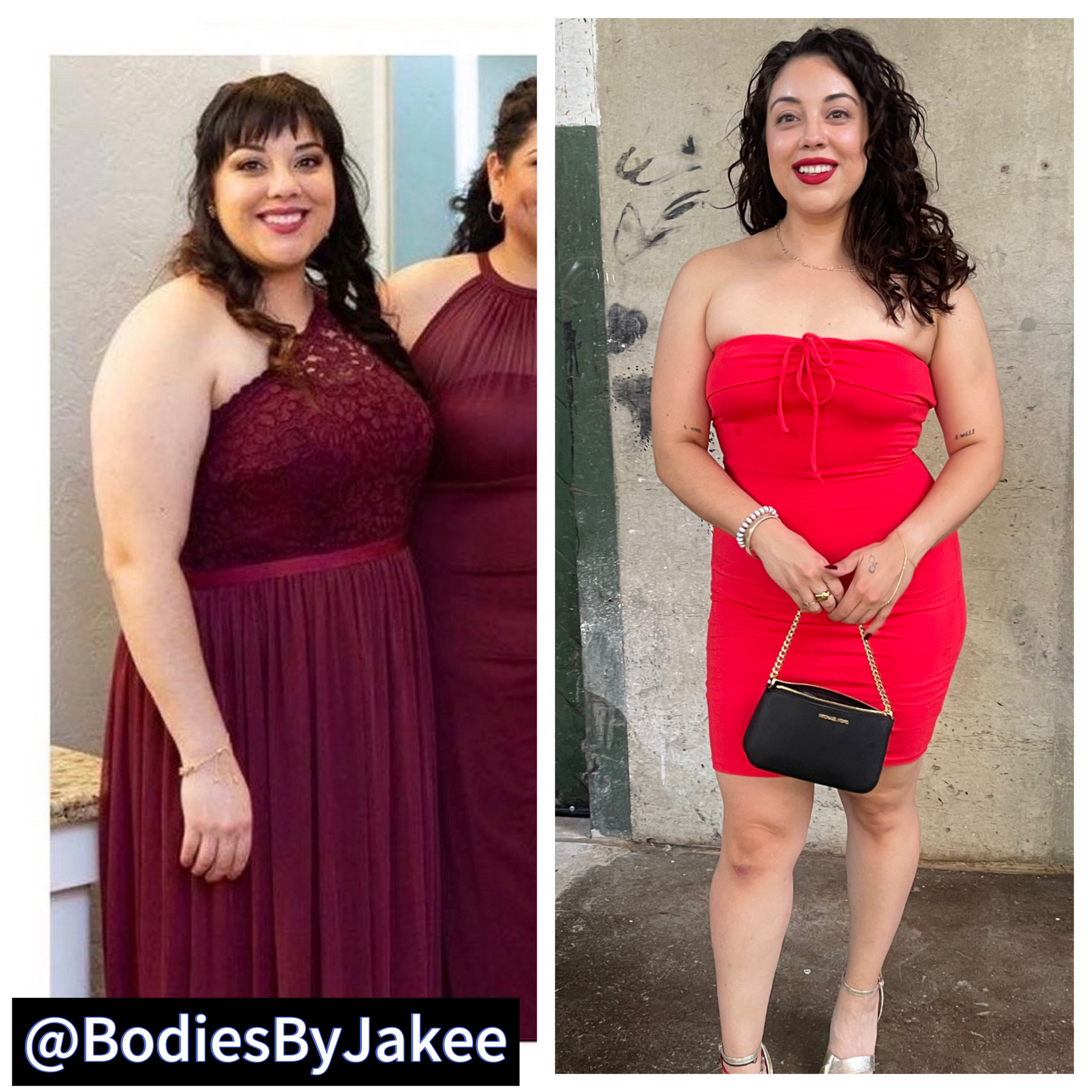 Client transformation — female body recomposition