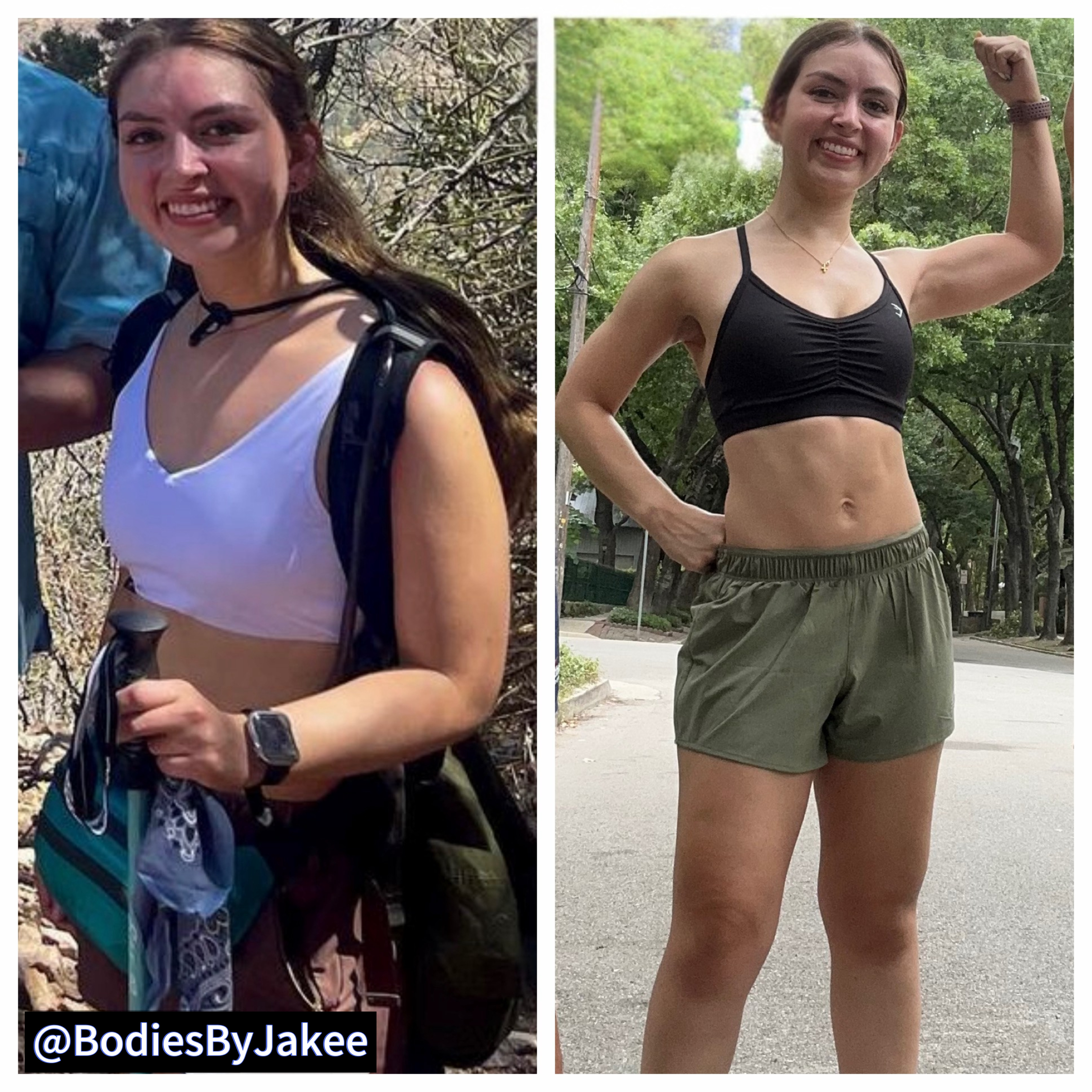 Client transformation — athletic build