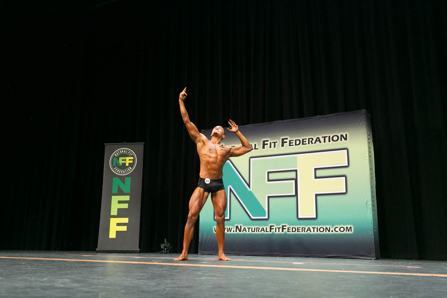 Jacob Murillo competing at NFF natural bodybuilding